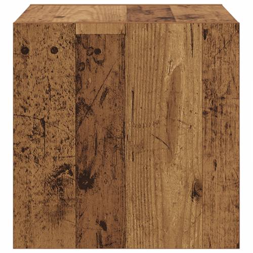 Zidni Ormari 2 Pakiranja - Staro Drvo - 37 x 37 x 37 cm - Inženjersko Drvo Cijena