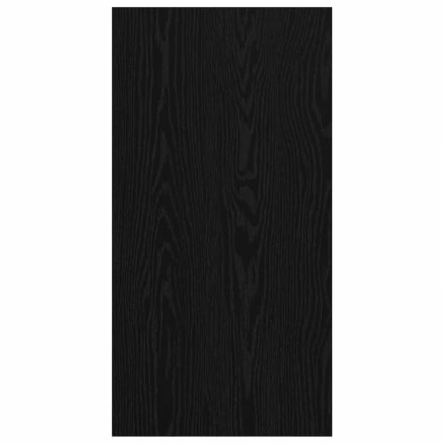 Zidna TV jedinica u crnom hrastu - 37 x 37 x 72 cm, izrađeno od inženjerskog drveta Cijena