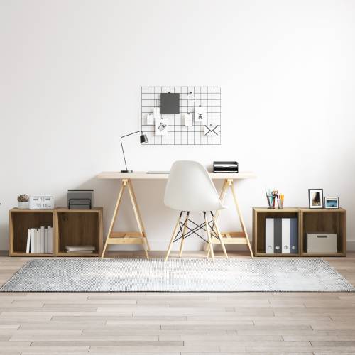 TV ormari 4 komada Hrast 37x35x37 cm Konstruirano drvo Cijena