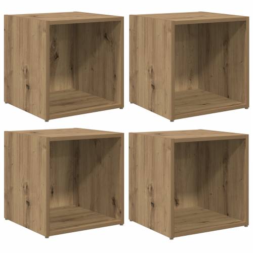TV ormari 4 komada Hrast 37x35x37 cm Konstruirano drvo Cijena