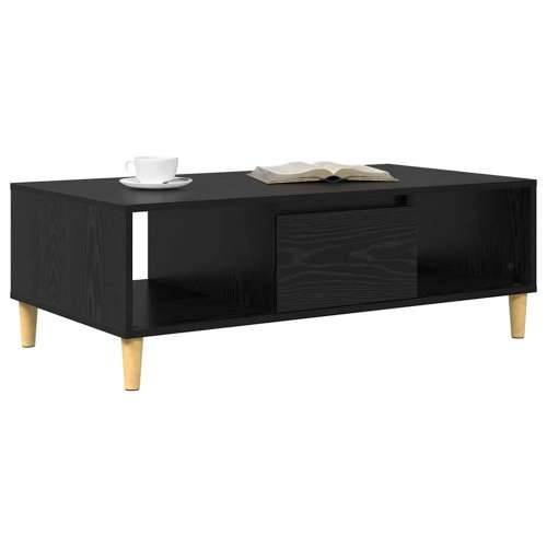 s pohranom s vratima Crni hrast 103.5 x 60 x 35 cm Konstruirano drvo Cijena