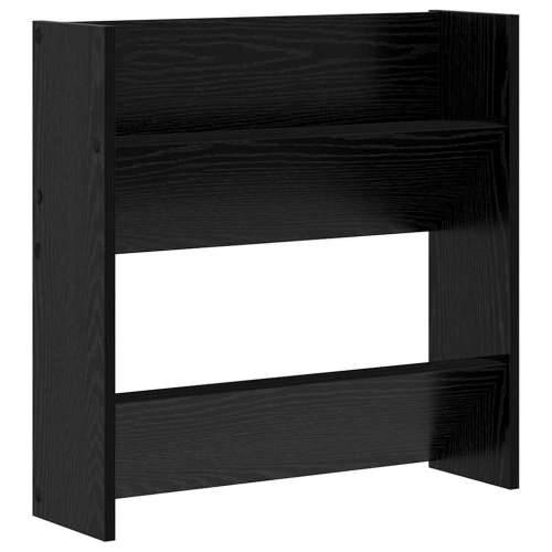 Ormarići za cipele na zidu 2 pcs Crni hrast 60 x 18 x 60 cm Cijena