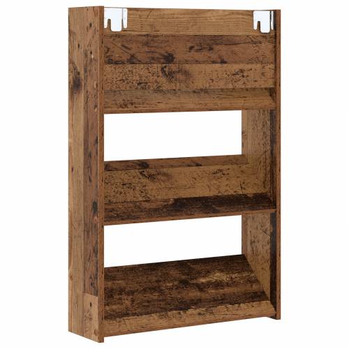 Ormarići za cipele na zidu 2 pcs Staro drvo 60 x 18 x 60 cm Cijena