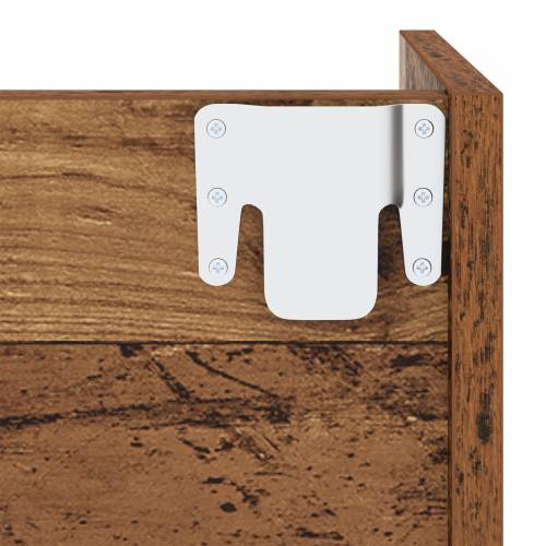 Ormarići za cipele na zidu 2 pcs Staro drvo 60 x 18 x 60 cm Cijena