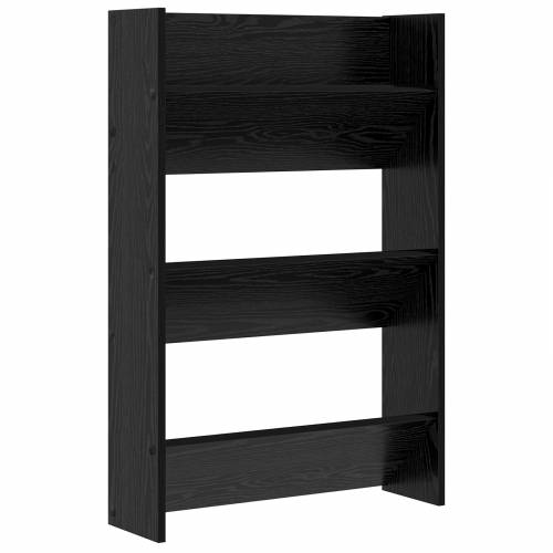 Ormarići za cipele na zidu 2 pcs Crni hrast 60 x 18 x 60 cm Cijena