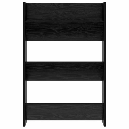 Ormarići za cipele na zidu 2 pcs Crni hrast 60 x 18 x 60 cm Cijena