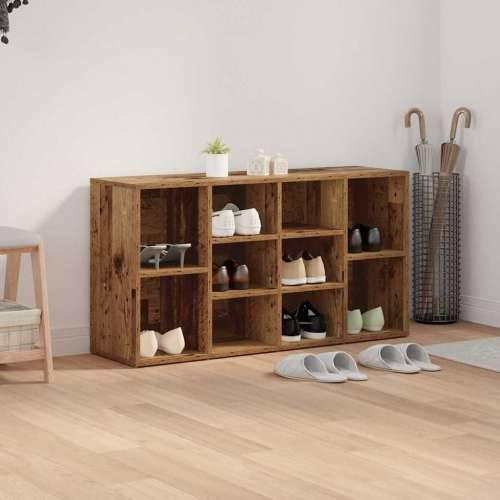 Klupa za cipele Staro drvo 103 x 30 x 55 cm Konstruirano drvo Cijena