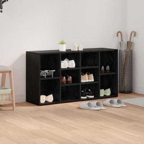 Klupa za cipele Crni hrast 103 x 30 x 55 cm Konstruirano drvo Cijena