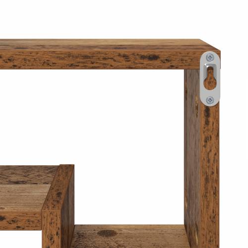 Polica na zidu Staro drvo 82 x 15 x 51 cm Konstruirano drvo Cijena