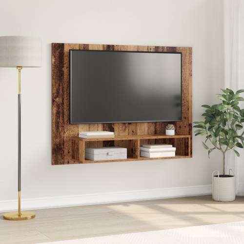 TV Kabinet za Zid Staro drvo 120 x 23.5 x 90 cm Cijena
