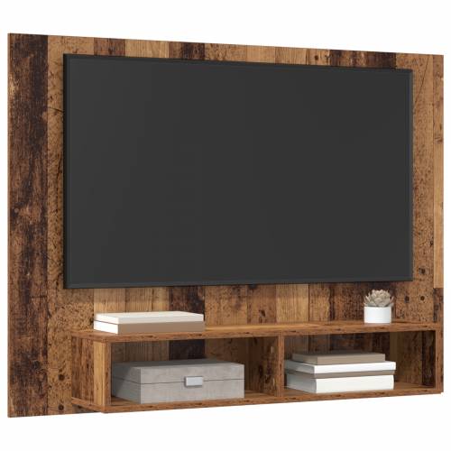 TV Kabinet za Zid Staro drvo 120 x 23.5 x 90 cm Cijena