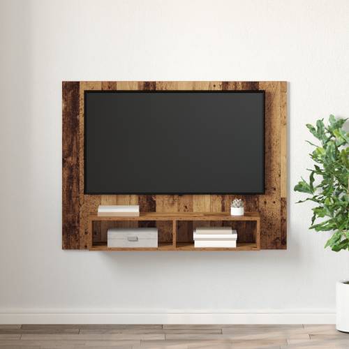 TV Kabinet za Zid Staro drvo 120 x 23.5 x 90 cm Cijena