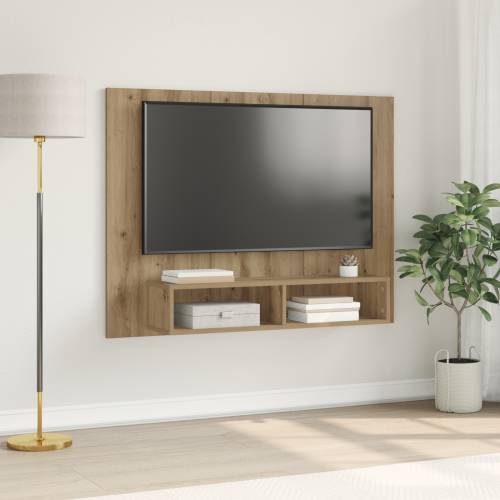 TV Kabinet za Zid Umjetnička hrastovina 120 x 23.5 x 90 cm Cijena