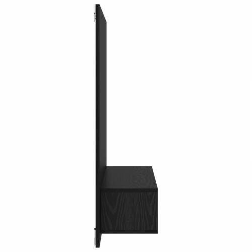 TV Kabinet za Zid s policom s pohranom Crni hrast 120 x 23.5 x 90 cm Cijena