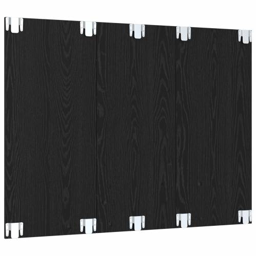 TV Kabinet za Zid s policom s pohranom Crni hrast 120 x 23.5 x 90 cm Cijena
