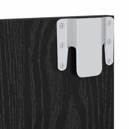 TV Kabinet za Zid s policom s pohranom Crni hrast 120 x 23.5 x 90 cm Cijena