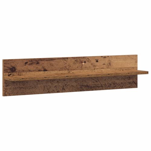 Police na zidu s policom s pohranom 2 pcs Staro drvo 80 x 11.5 x 18 cm Cijena