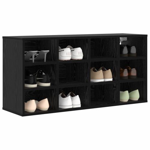 Ormar za cipele Crni hrast 52.5 x 30 x 50 cm Konstruirano drvo Cijena
