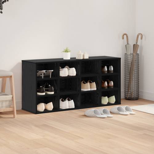 Ormar za cipele Crni hrast 52.5 x 30 x 50 cm Konstruirano drvo Cijena