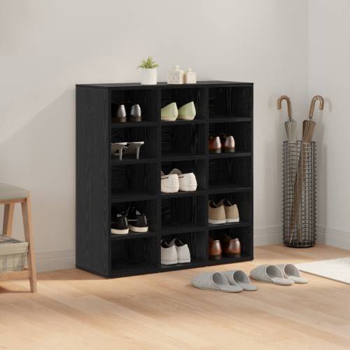 Ormar za cipele Crni hrast 52.5 x 30 x 50 cm Konstruirano drvo Cijena