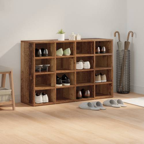 Ormar za cipele Staro drvo 103 x 30 x 67 cm Konstruirano drvo Cijena