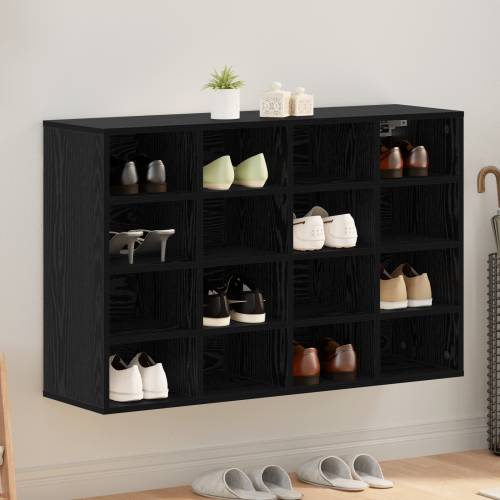 Ormar za cipele Crni hrast 52.5 x 30 x 50 cm Konstruirano drvo Cijena