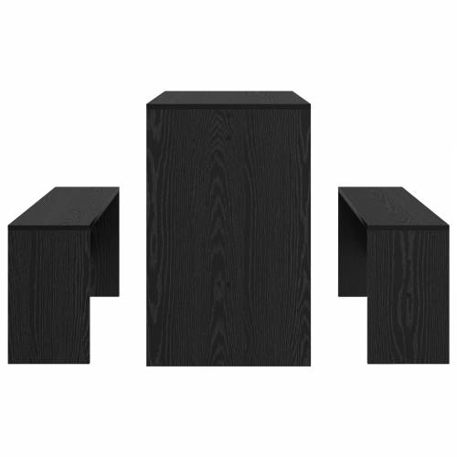 Blagovaonski set 2 pcs Crni hrast 97 x 47 x 75 cm Cijena