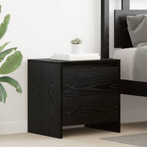 Noćni ormar Crni hrast 45 x 34 x 44.5 cm Konstruirano drvo Cijena
