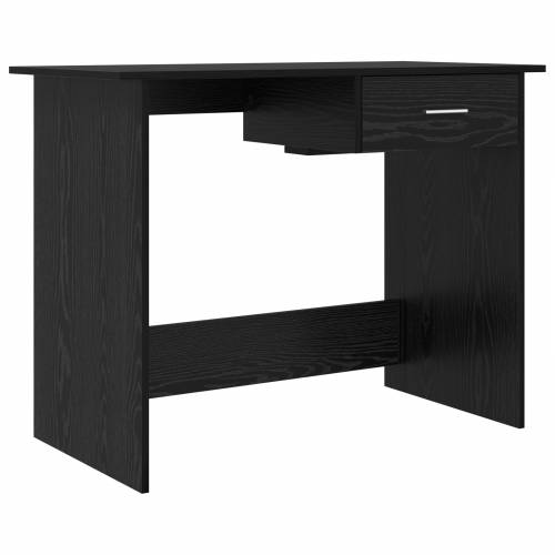Stol s ladicama Crni hrast 100 x 50 x 76 cm Konstruirano drvo Cijena