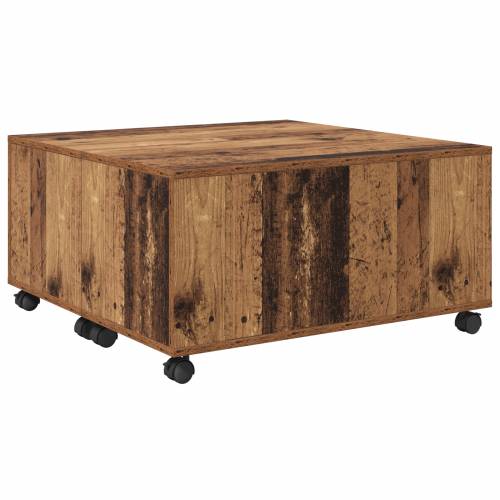 Stolić za kavu Staro drvo 75 x 75 x 38 cm Konstruirano drvo Cijena