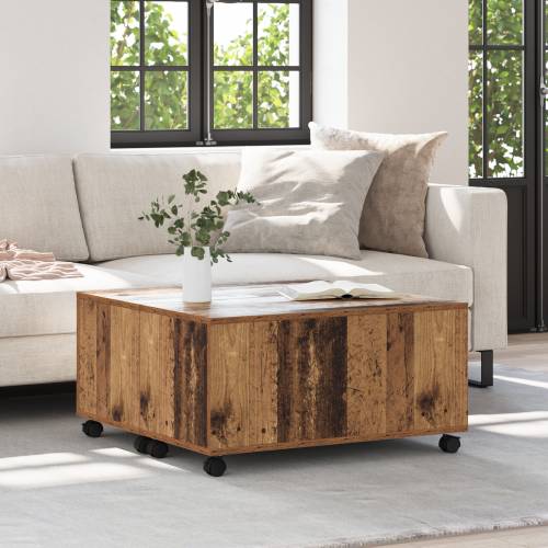 Stolić za kavu Staro drvo 75 x 75 x 38 cm Konstruirano drvo Cijena