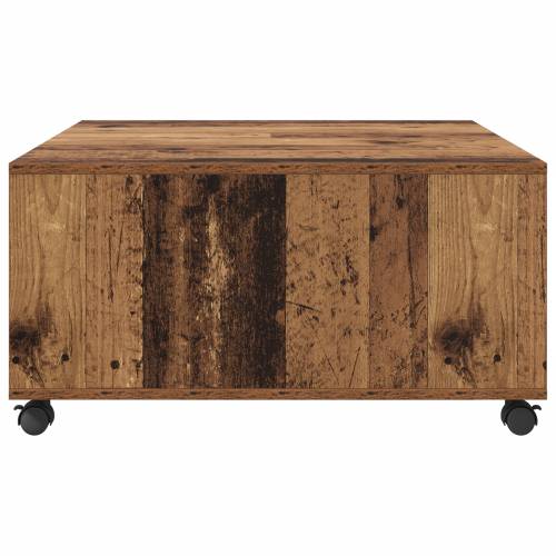 Stolić za kavu Staro drvo 75 x 75 x 38 cm Konstruirano drvo Cijena