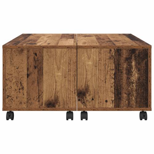 Stolić za kavu Staro drvo 75 x 75 x 38 cm Konstruirano drvo Cijena