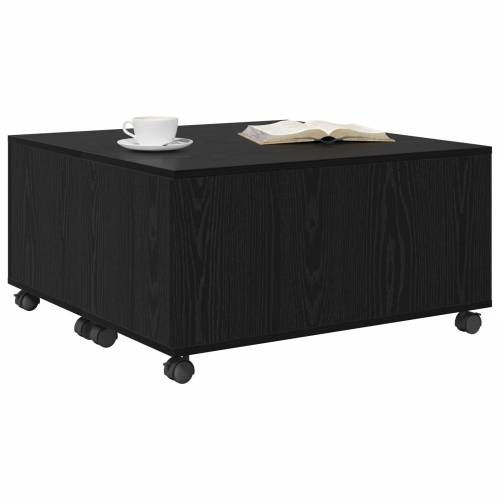 Stolić za kavu Crni hrast 75 x 75 x 38 cm Konstruirano drvo Cijena