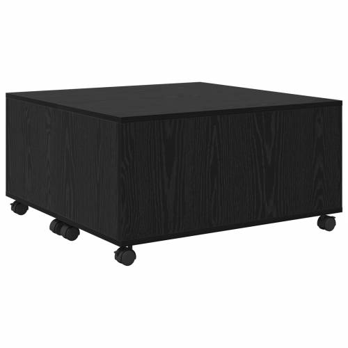 Stolić za kavu Crni hrast 75 x 75 x 38 cm Konstruirano drvo Cijena