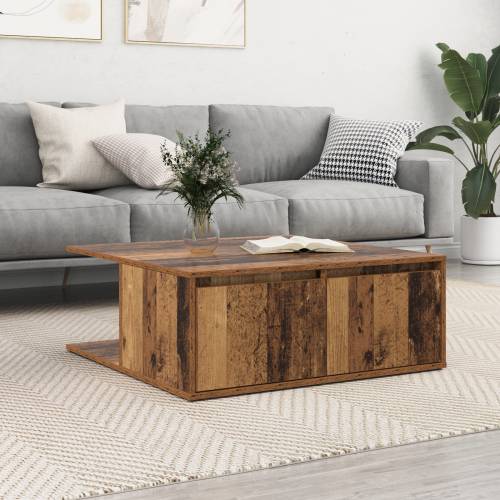 Stolić za kavu Staro drvo 80 x 80 x 31 cm Konstruirano drvo Cijena