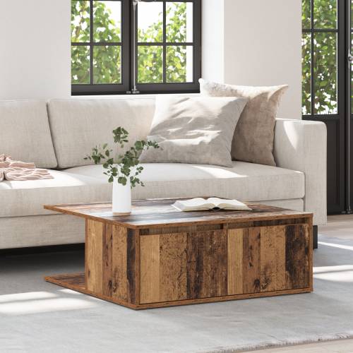 Stolić za kavu Staro drvo 80 x 80 x 31 cm Konstruirano drvo Cijena