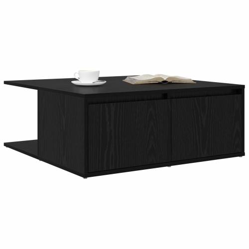 Stolić za kavu Crni hrast 80 x 80 x 31 cm Konstruirano drvo Cijena