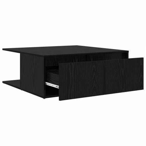 Stolić za kavu Crni hrast 80 x 80 x 31 cm Konstruirano drvo Cijena