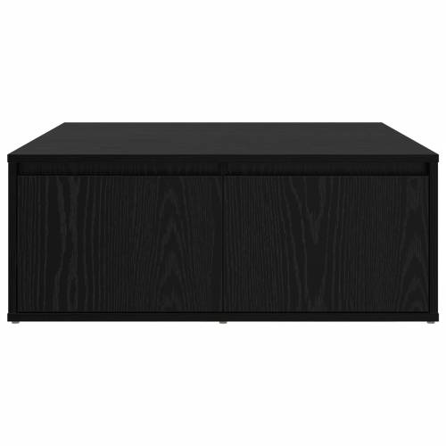 Stolić za kavu Crni hrast 80 x 80 x 31 cm Konstruirano drvo Cijena