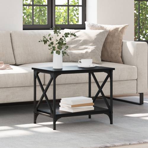 Bocni stol Crni hrast 55 x 38 x 45 cm Konstruirano drvo Cijena
