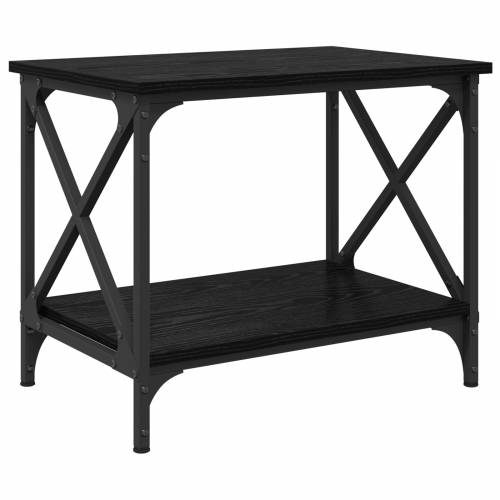 Bocni stol Crni hrast 55 x 38 x 45 cm Konstruirano drvo Cijena
