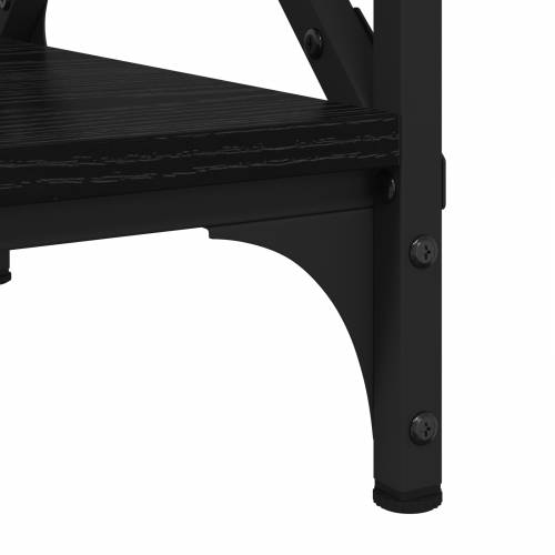 Bocni stol Crni hrast 55 x 38 x 45 cm Konstruirano drvo Cijena