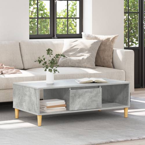 s pohranom s vratima Beton siva 103.5 x 60 x 35 cm Konstruirano drvo Cijena
