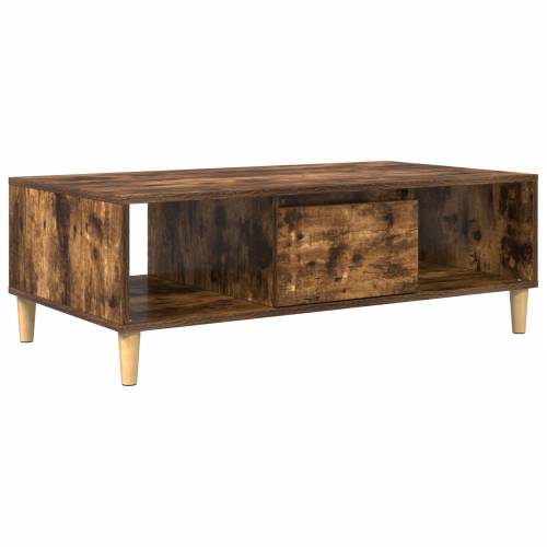 s pohranom s vratima Dimljeni hrast 103.5 x 60 x 35 cm Konstruirano drvo Cijena