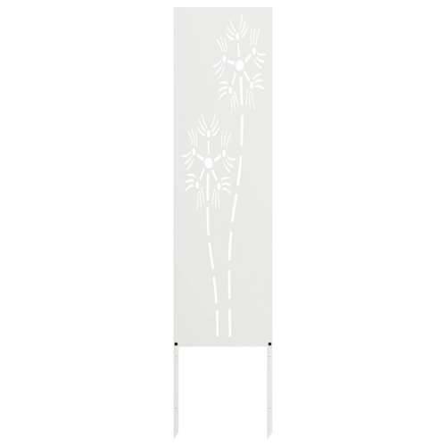 Dekorativna ploča za vrt Bijela 32 x 140 cm Cijena