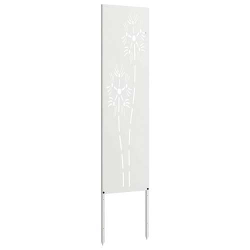 Dekorativna ploča za vrt Bijela 32 x 140 cm Cijena