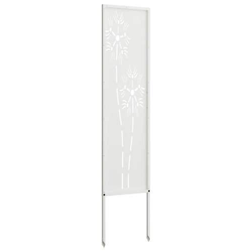 Dekorativna ploča za vrt Bijela 32 x 140 cm Cijena
