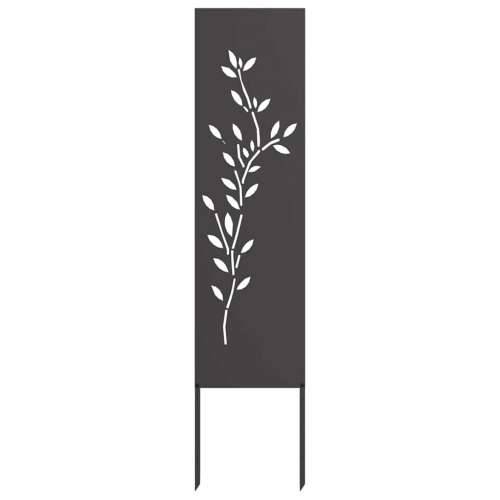 Dekorativna ploča za vrt Crna 32 x 140 cm Cijena