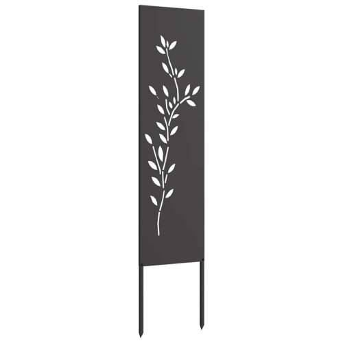 Dekorativna ploča za vrt Crna 32 x 140 cm Cijena
